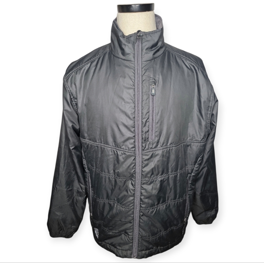 Dri Duck DDX Black Ripstop Insulated Jacket Outdoor Workwear Men L 23” Pit
